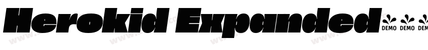 Herokid Expanded字体转换